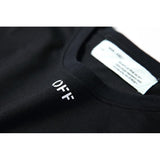 Off White T shirt Reflective Stripe Round Neck Arrow Tshirt Men's Clothing Owt Short Sleeve Casual Fashion