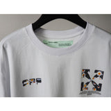 Off White T Shirt Summer Printed Casual Fashionable Short Sleeve Loose Tshirt Owt