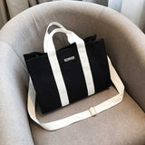 The Teacher Tote Large Capacity Handbag Versatile Canvas Shoulder Messenger Bag Tote Bag