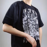 Cavempt Ce Cav @ Empt Ce Cartoon Print Harajuku Style Male and Female Couple Short Sleeve