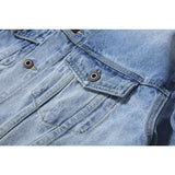 Off White Jacket Graffiti Denim Jacket Coat Top Casual Fashionable Owt