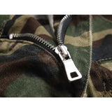 J Shaped Jeans Men's Jeans Slim Straight Camouflage Motorcycle plus Size
