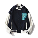 Letterman Jacket Outfit Senior Jackets Varsity Baseball Coat Cartoon Jacket Men's Coat