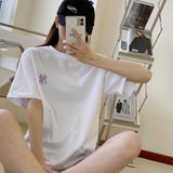 Yankees Summer Men's and Women's round Neck Pullover Short Sleeve Half Sleeve