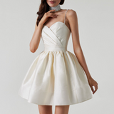 Mariah Carey Dress Pleated Suspender Dress Sexy Temperament