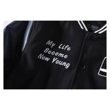 Yankee Letterman Jacket Outfit Senior Jackets Varsity Baseball College Coat Mlbny Woolen Baseball Uniform Spring and Autumn