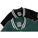 Letterman Jacket Outfit Senior Jackets Varsity Baseball Coat Vintage Loose Embroidered Jacket