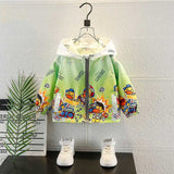 Toddler Boys Jackets Small Yellow Duck Boys Autumn Clothing Baseball Uniform Jacket Children