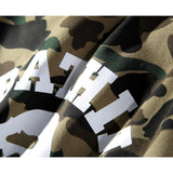 Shark Print Sweatshirt Men's Youth Camouflage Brushed Sweater Autumn and Winter Cotton plus Size Student Pullover Sweater