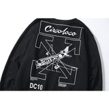 off white Sweatshirt Autumn Printed Men and Women Sweatshirt OwtCrew Neck Pullover