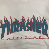 Thrasher Hoodie Flame Loose Hooded Sweater for Men and Women Autumn and Winter
