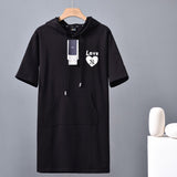 Yankees Spring/Summer Casual Hooded Dress Loose T-shirt