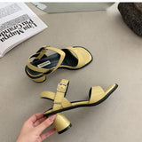 Nude Pumps Block Heel