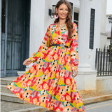 Nina Parker Dresses Pleated Long Sleeve Dress