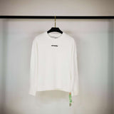 Off White Sweatshirts Long Sleeve round Neck Neck Sweater