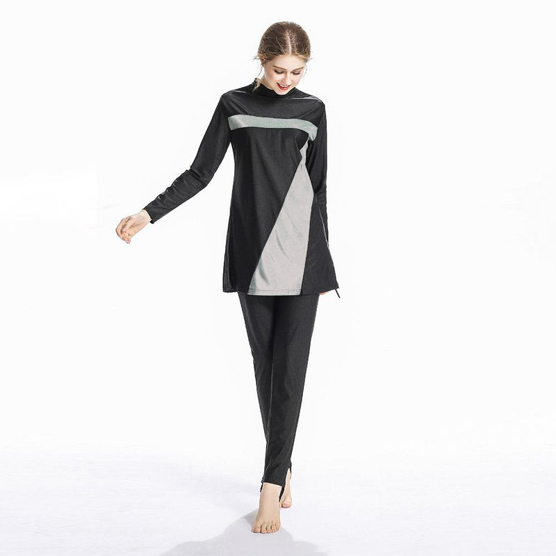 Burkini Muslim Swimwear Conservative Swimwear Three-Piece Sportswear