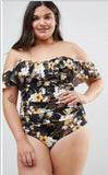 Women Plus Size Swimming One-Pieces Sexy Bikini One-Piece Swimsuit