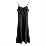 Kim Kardashian Marilyn Monroe Dress Summer Solid Color Suspender Dress