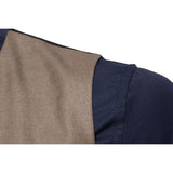 Mens Dress Vests Men's Vest Casual Jacket Business Waistcoat Vest Man Trendy Slim V-neck Men's Suit