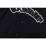 Letterman Jacket Outfit Senior Jackets Varsity Baseball Coat Men's Loose Stand Collar Jacket Jacket