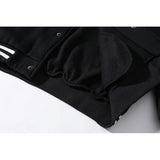 Off White Hoodie Printing Plus Velvet Jacket Men's Fall Winter Coat Owt Casual Fashionable