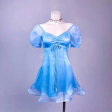 Mariah Carey Dress Retro Waist-Controlled Princess Dress Tulle Dress