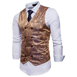 Mens Dress Vests Men's Vest Casual Jacket Business Waistcoat Fashion Men's Casual Printing