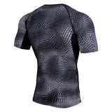 Moisture Wicking Shirts Tight Top Men's Sports Running Short Sleeve Fitness Quick-Drying T-shirt High Elasticity