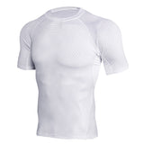 Moisture Wicking Shirts Tight Top Men's Sports Running Short Sleeve Fitness Quick-Drying T-shirt High Elasticity