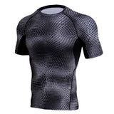 Moisture Wicking Shirts Tight Top Men's Sports Running Short Sleeve Fitness Quick-Drying T-shirt High Elasticity