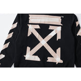 Off White Hoodie Autumn and Winter Cardigan Zipper Printing Coat Sweatshirt Women Owt