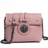 The Teacher Tote Shoulder Bag All-Match Women Messenger Bag Fashion Chain Small Square Bag Genuine Leather Women's Bag