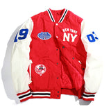 Yankees Letter Jacket Cotton-Padded Jacket Spring and Autumn Men's and Women's Baseball Uniform plus Size Flight Jacket
