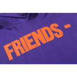 Vlone Hoodie FRIENDS Loose Sweater Trendy Brand Pullover Hoodie