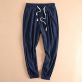 Linen Pants Straight Leg Pants Drawstring Lightweight Elastic Beach Pants Casual Loose plus Size Elastic Sweatpants