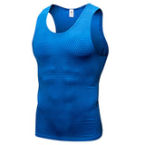 Moisture Wicking Shirts Men's 3D Three-Dimensional Printed Vest Fitness Running Training Vest Tight Stretch Quick Drying Clothes