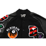 Letterman Jacket Outfit Senior Jackets Varsity Baseball Coat Men's Loose-Fit Baseball Uniform
