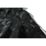 Shark Print Hoodie Fashion Brand Shark Skull Dark Sweater Street Fashion Large Size Coat