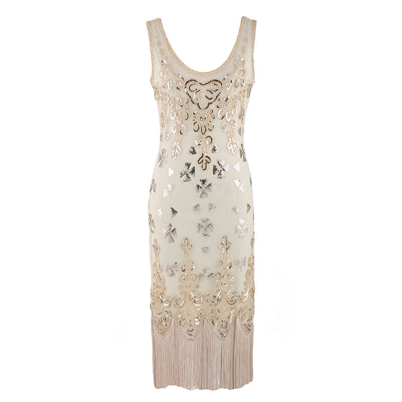 The Great Gatsby Dress Attire Tassel Banquet Dress