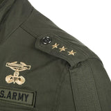 Men Fit Bomber Jacket Windbreaker Moto Street Coat Autumn Workwear Men's Jacket Casual Stand Collar Badge Embroidery