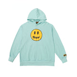 Smiley Face Hoodie Smiley Face Biber Hooded Sweater Men and Women Loose
