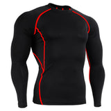 Moisture Wicking Shirts Men's Fitness Sports Running Tight Clothes T-shirt Quick Drying Clothes Long-Sleeved Shirt