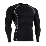 Moisture Wicking Shirts Men's Fitness Sports Running Tight Clothes T-shirt Quick Drying Clothes Long-Sleeved Shirt