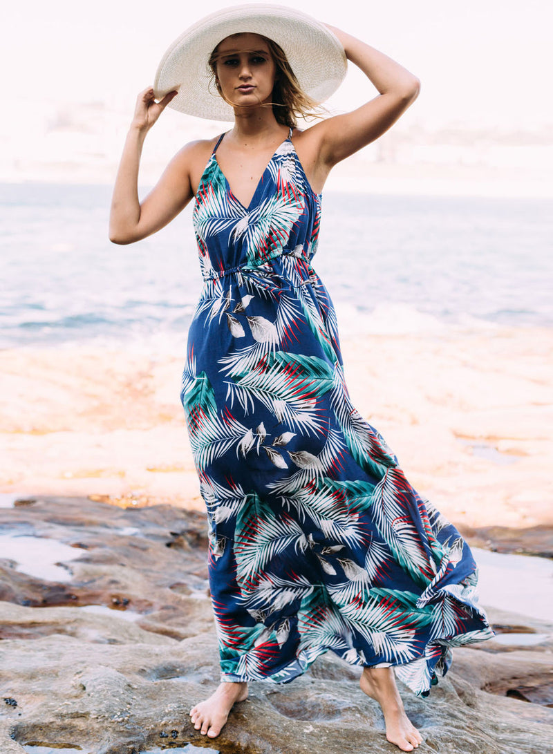 Beth Dutton Bohemian Dress Summer Spring Midi Dresses Beach Dress