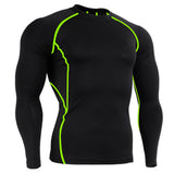 Moisture Wicking Shirts Men's Fitness Sports Running Tight Clothes T-shirt Quick Drying Clothes Long-Sleeved Shirt