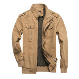 Men Fit Bomber Jacket Windbreaker Moto Street Coat for men Spring and Autumn Casual plus Size Coat Cotton
