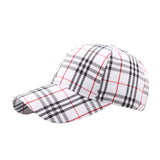 Vintage Check Baseball Cap Color Plaid