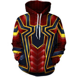 Spider Man Hoodie 3D Printed L Hooded