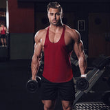 Man Tanks Men's Base Solid Color Fitness Sports Cotton Vest