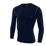 Moisture Wicking Shirts Workout Clothes Men's Tight Training Exercise Workout Quick-Drying Long Sleeve T-shirt